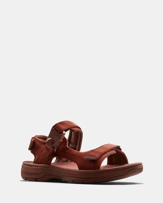 Cur Sandal 2 M Oxblood Textile