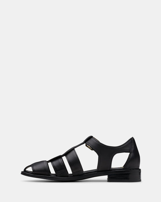 Hana Sun Black Leather