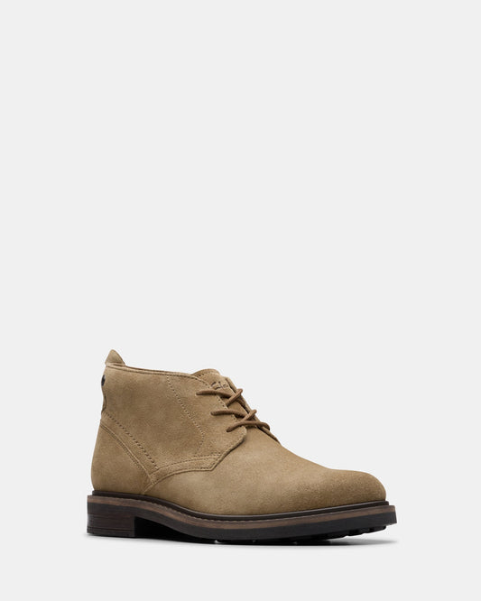 Newford Mid Dark Sand Suede