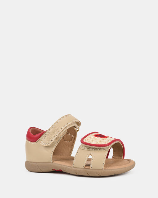 Sutton Light Tan/Red