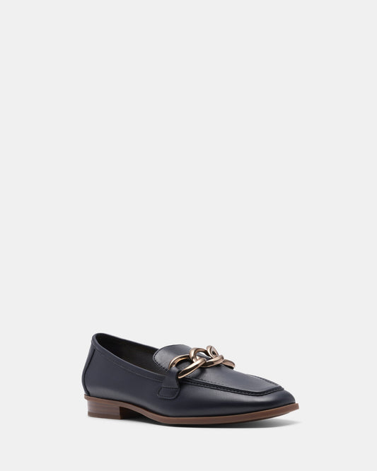 Sarafyna Iris Navy Leather