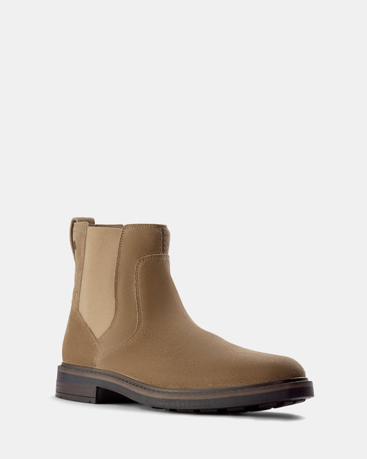 Newford Easy Dark Sand Suede