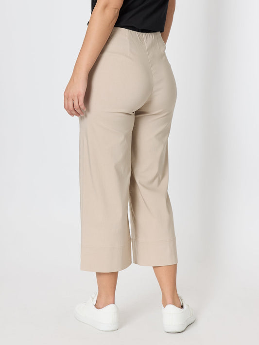 Threadz Zara Wide Leg Pant (Natural)