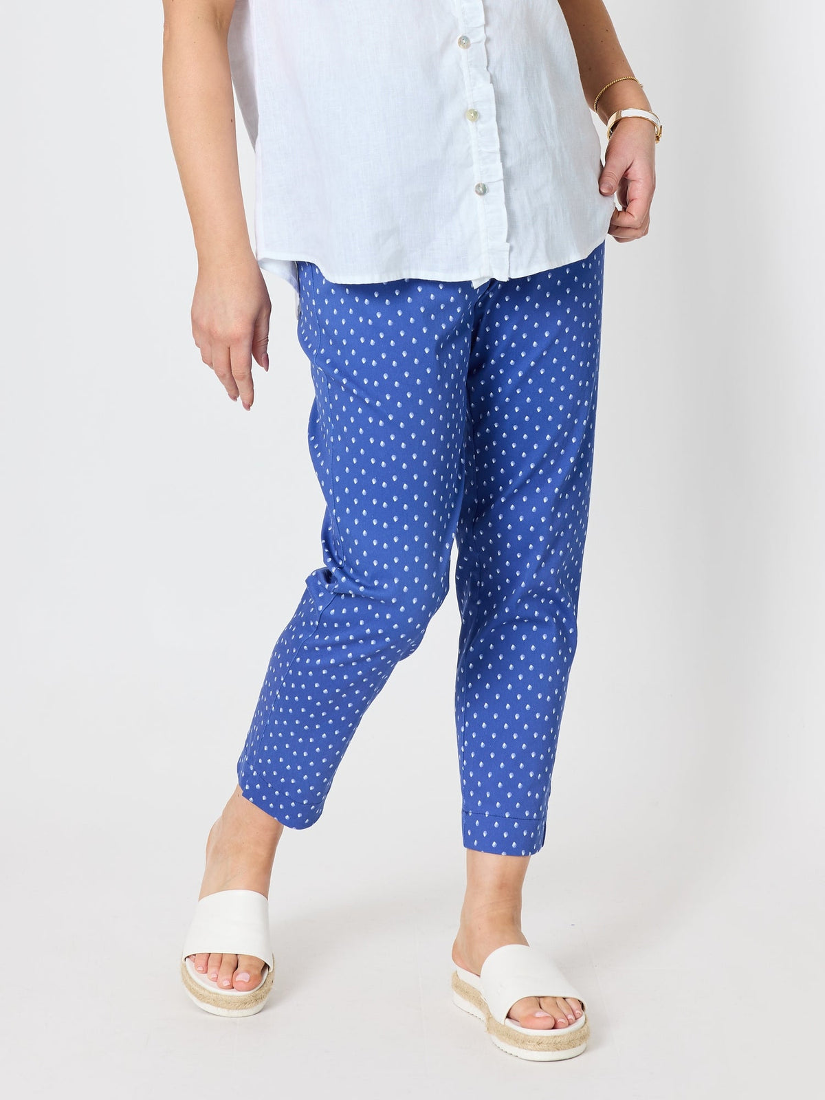 Gordon Smith Shell Print Pant (Azure)