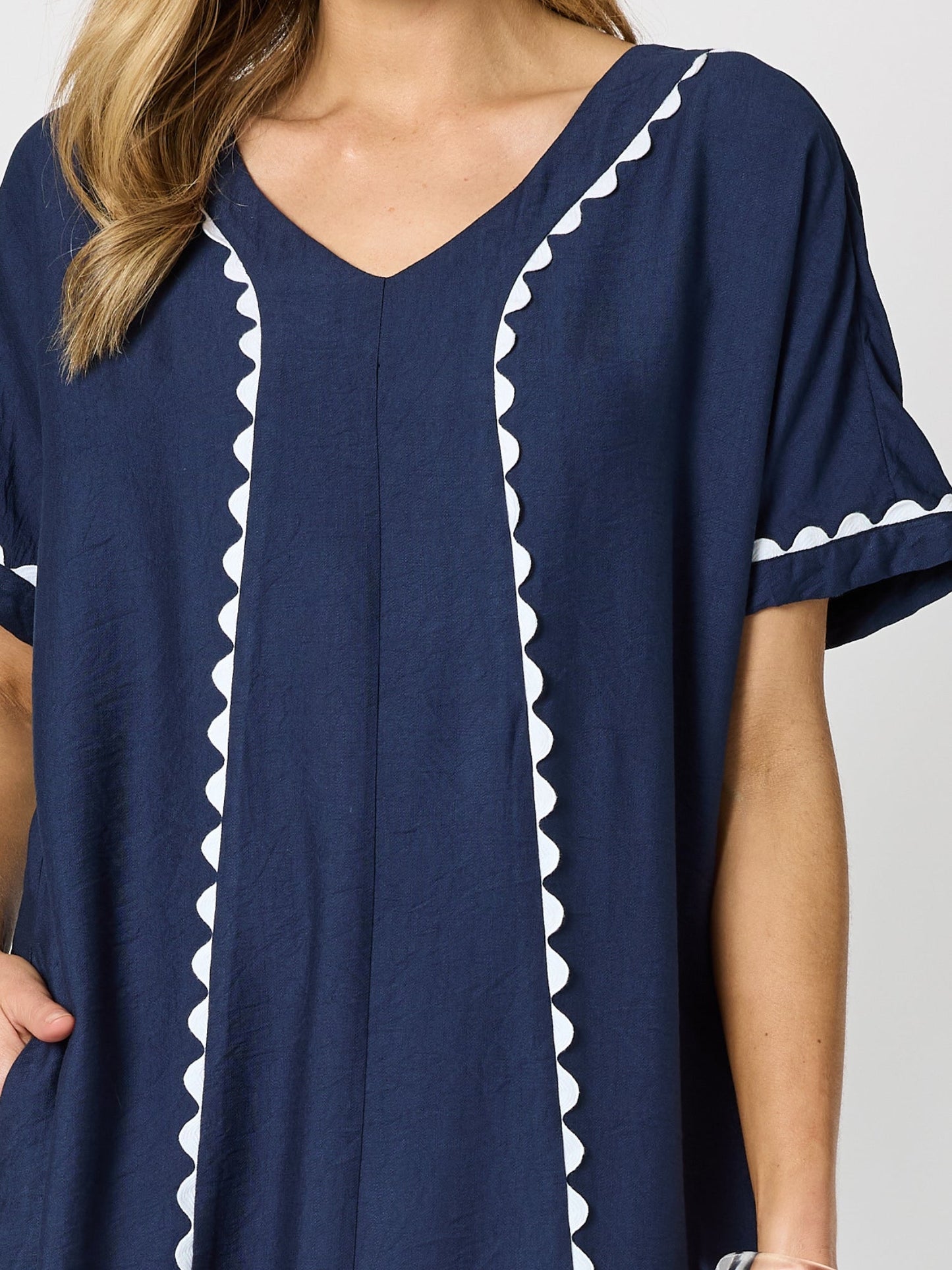 Clarity Del Mar Dress (Navy)