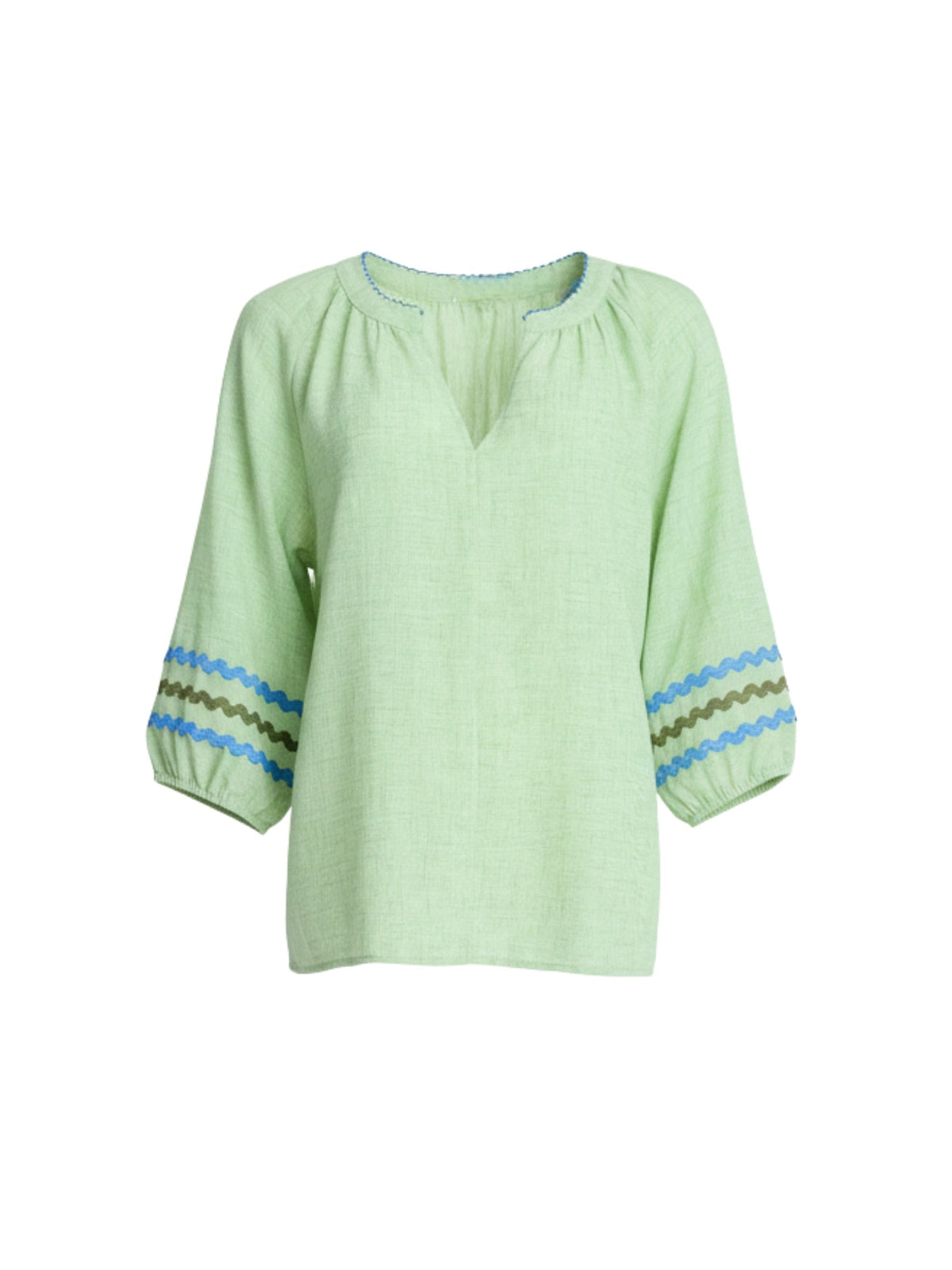 Threadz Canopy Ric Rac Top (Apple)