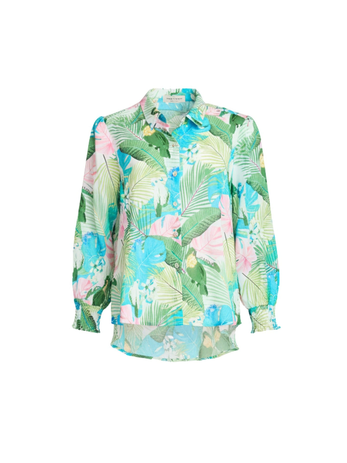 Gordon Smith Tropicana Floral Print Shirt (Seafoam Multi)