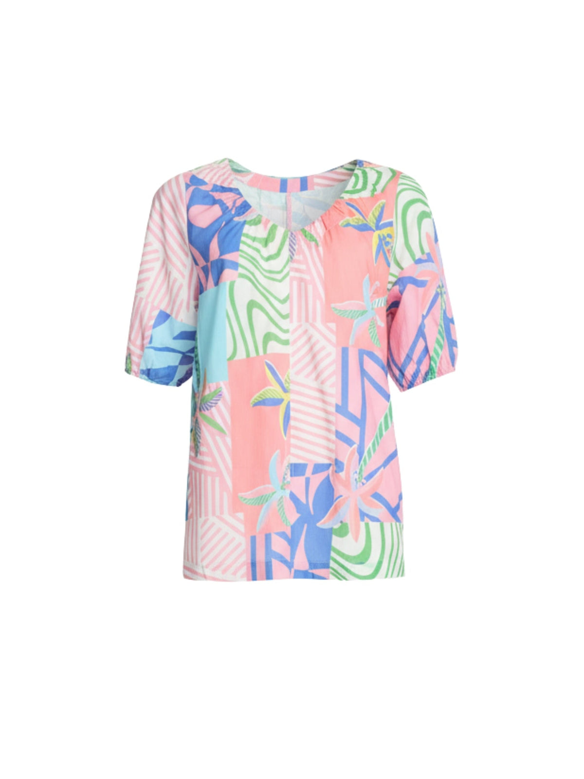 Threadz Urban Jungle Print Top (Musk Multi)