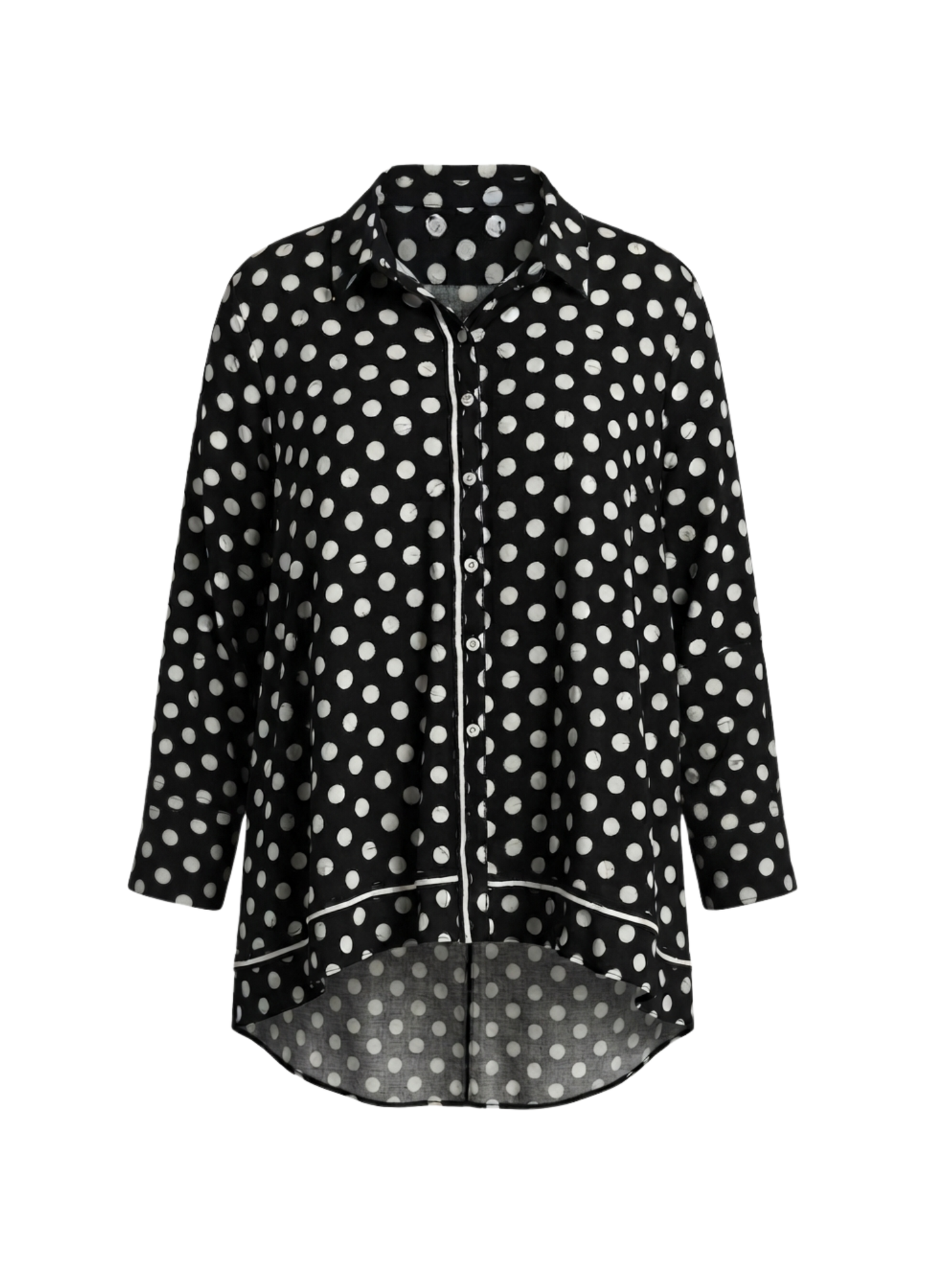 Clarity Del Mar Spot Print Shirt (Black/White)