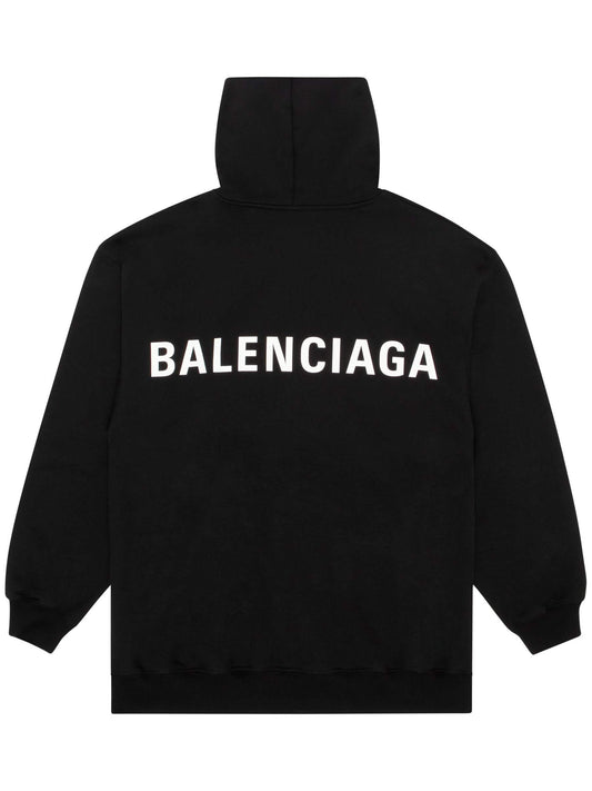 BALENCIAGA Classic Back Logo Hoodie (Black)