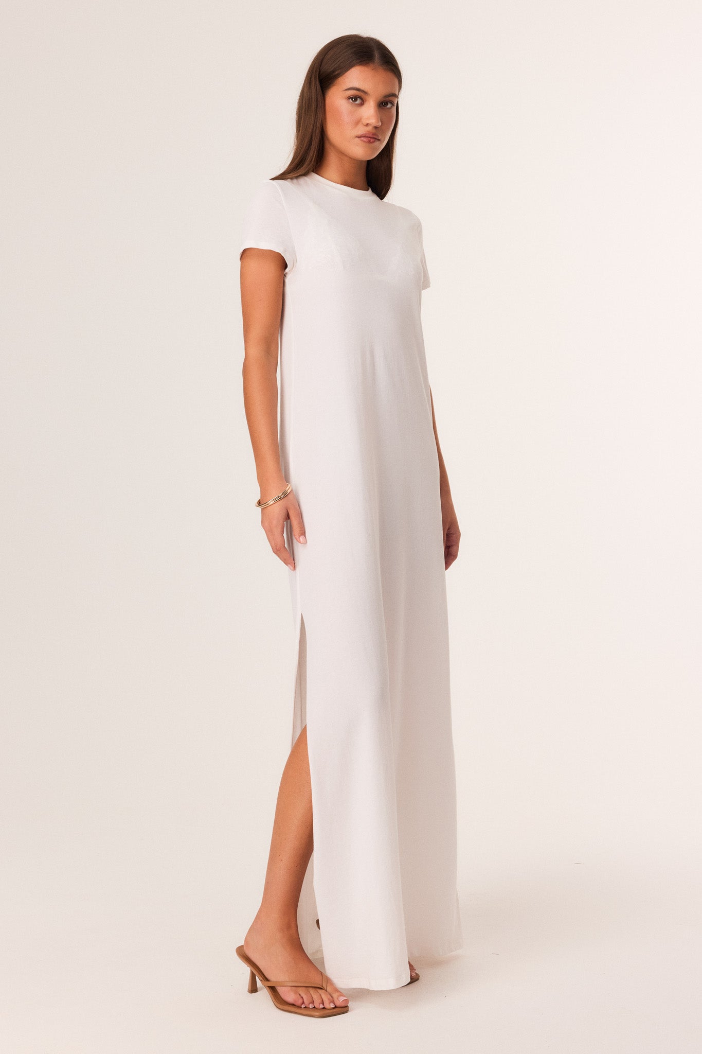SNDYS HENNY MAXI DRESS (White)