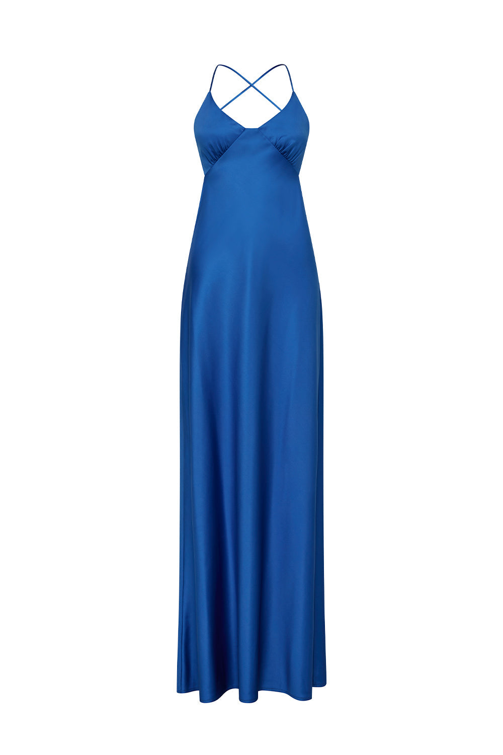 Image of Dresses. Productname: Saturation Point Slip Dress in Lapis Blue colour by brand - Manning Cartell