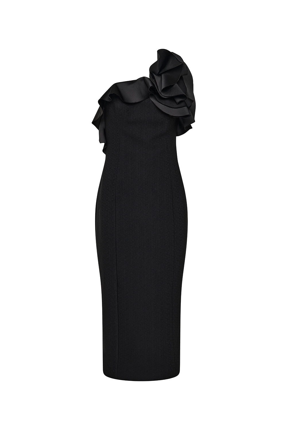 Artful Bouquet Dress (Black)