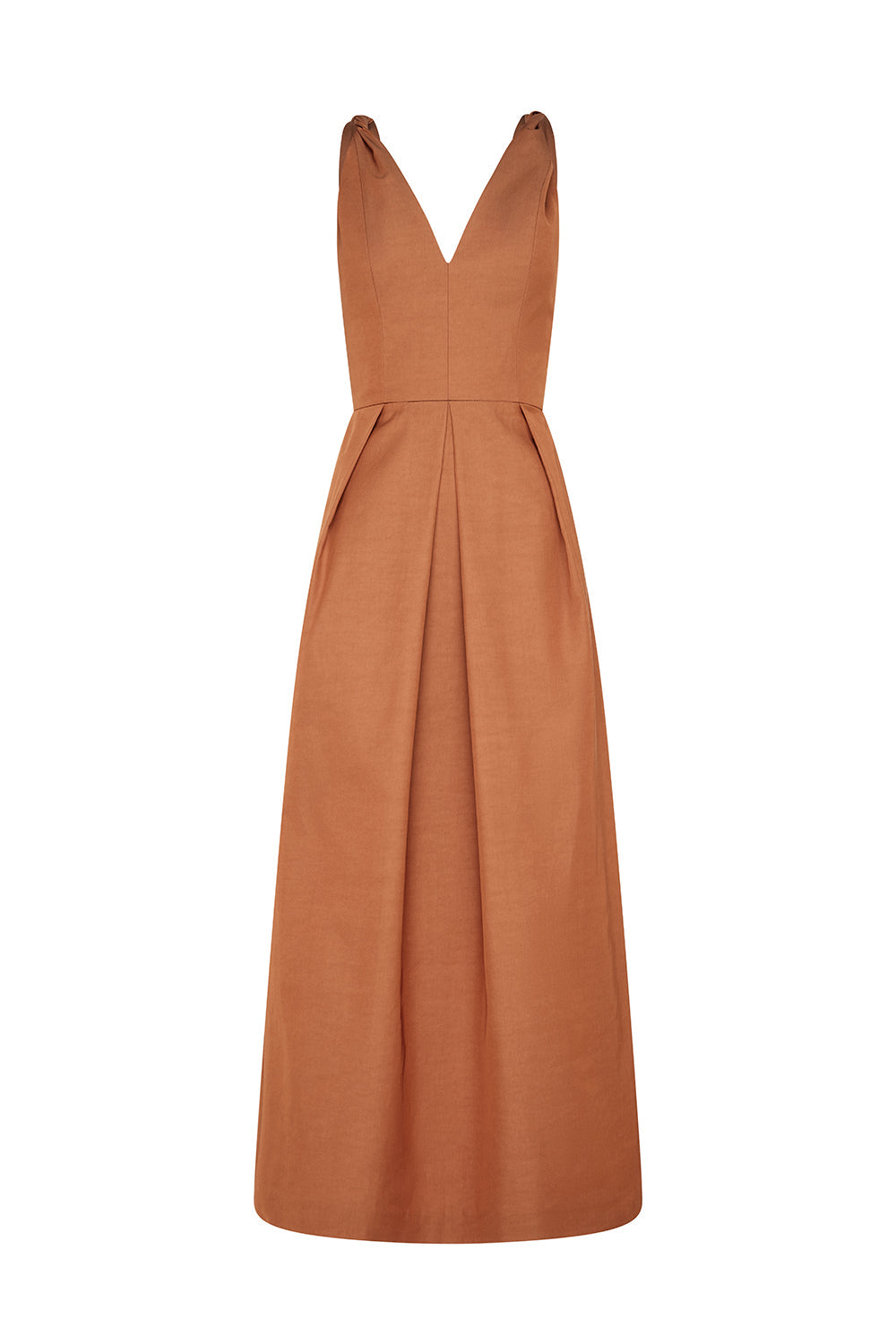 Under The Sun Maxi Dress (Chestnut)
