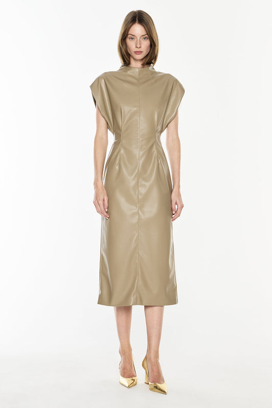 Major Players Dress (Taupe)