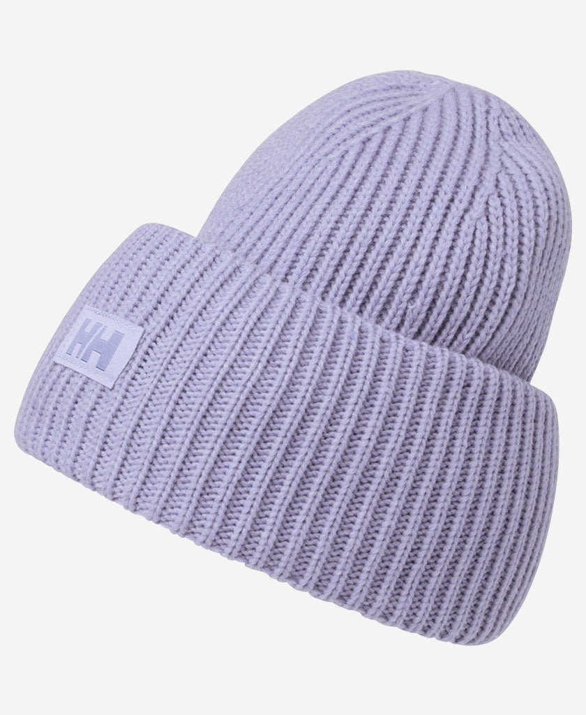 Image of Hats. Product name - HH RIB BEANIE, Bright Lavender in Bright Lavender colour by brand - Helly Hansen