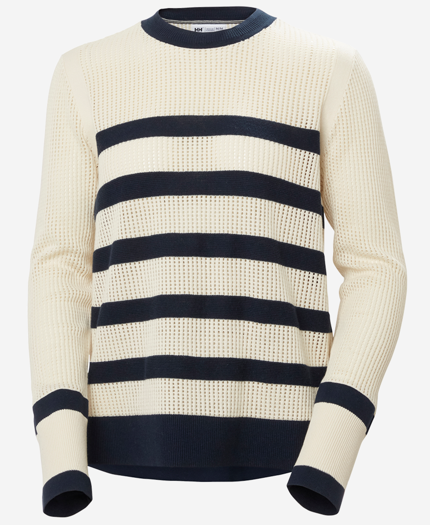 Helly Hansen W SALT KNIT SWEATER (Navy / Cream Stripe)