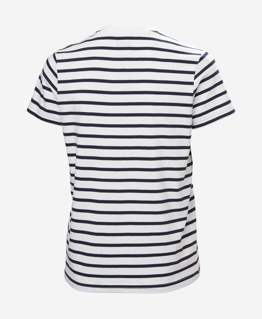 Helly Hansen W CORE GRAPHIC T-SHIRT 2.0 (White Lifestyle Stripe Yd)