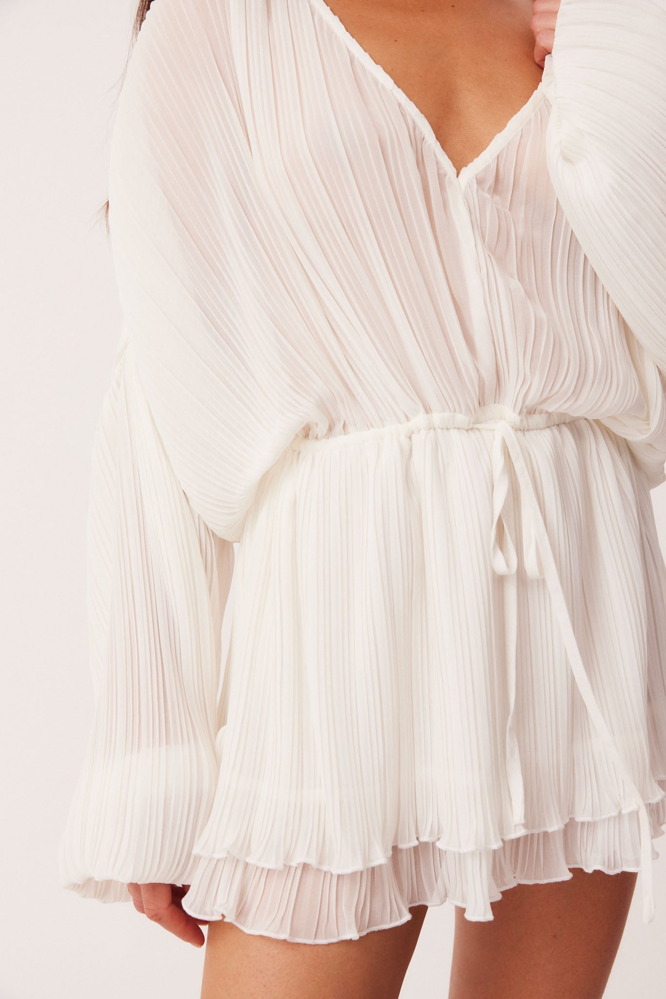 SNDYS DANZA MINI DRESS (White)