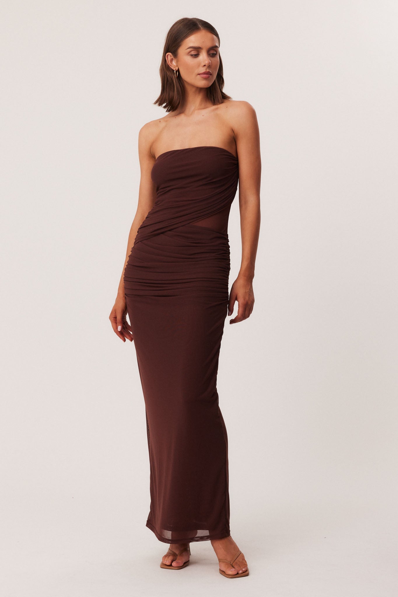 SNDYS LAI MAXI DRESS (Mocha)