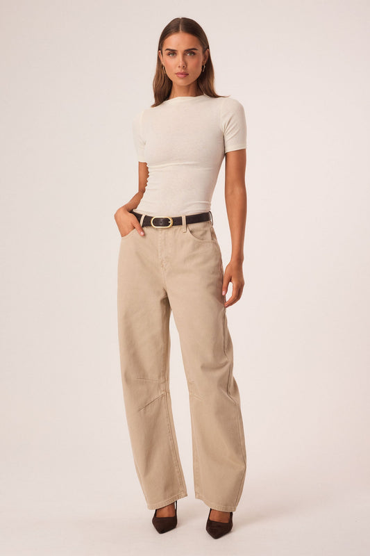 SNDYS KATYA SHORT SLEEVE TOP (Off White)