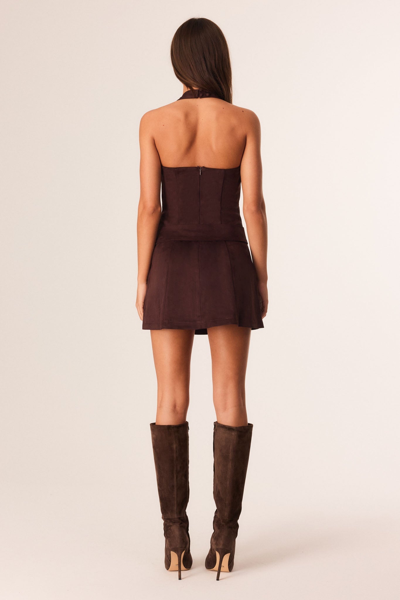 SNDYS WES MINI DRESS (Chocolate)