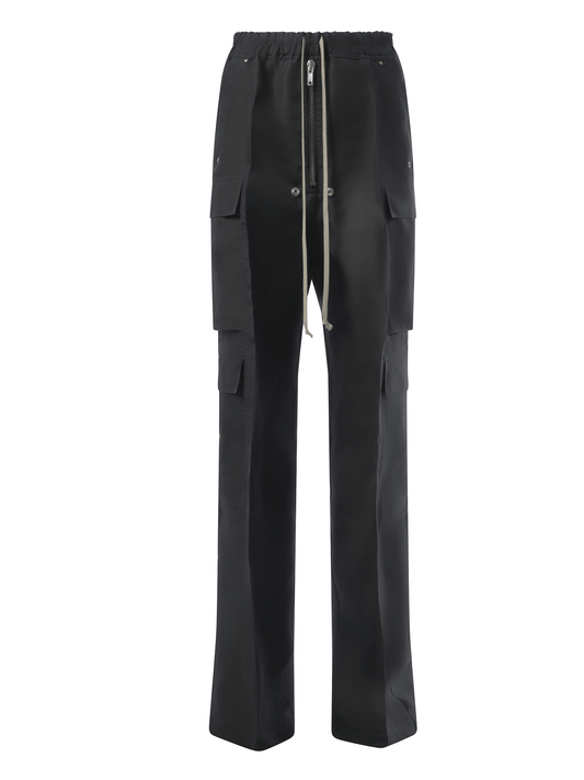 RICK OWENS Silk Cargobelas (Black)