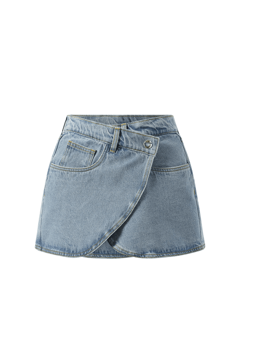 COPERNI Denim Mini Skirt (Blue Washed)