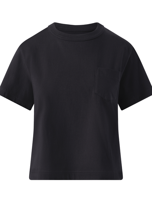 SACAI Plaid Print x Cotton Jersey T-Shirt (Green)