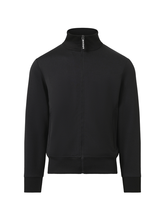 PALM ANGELS Back Curved Logo Track Jacket (Black)