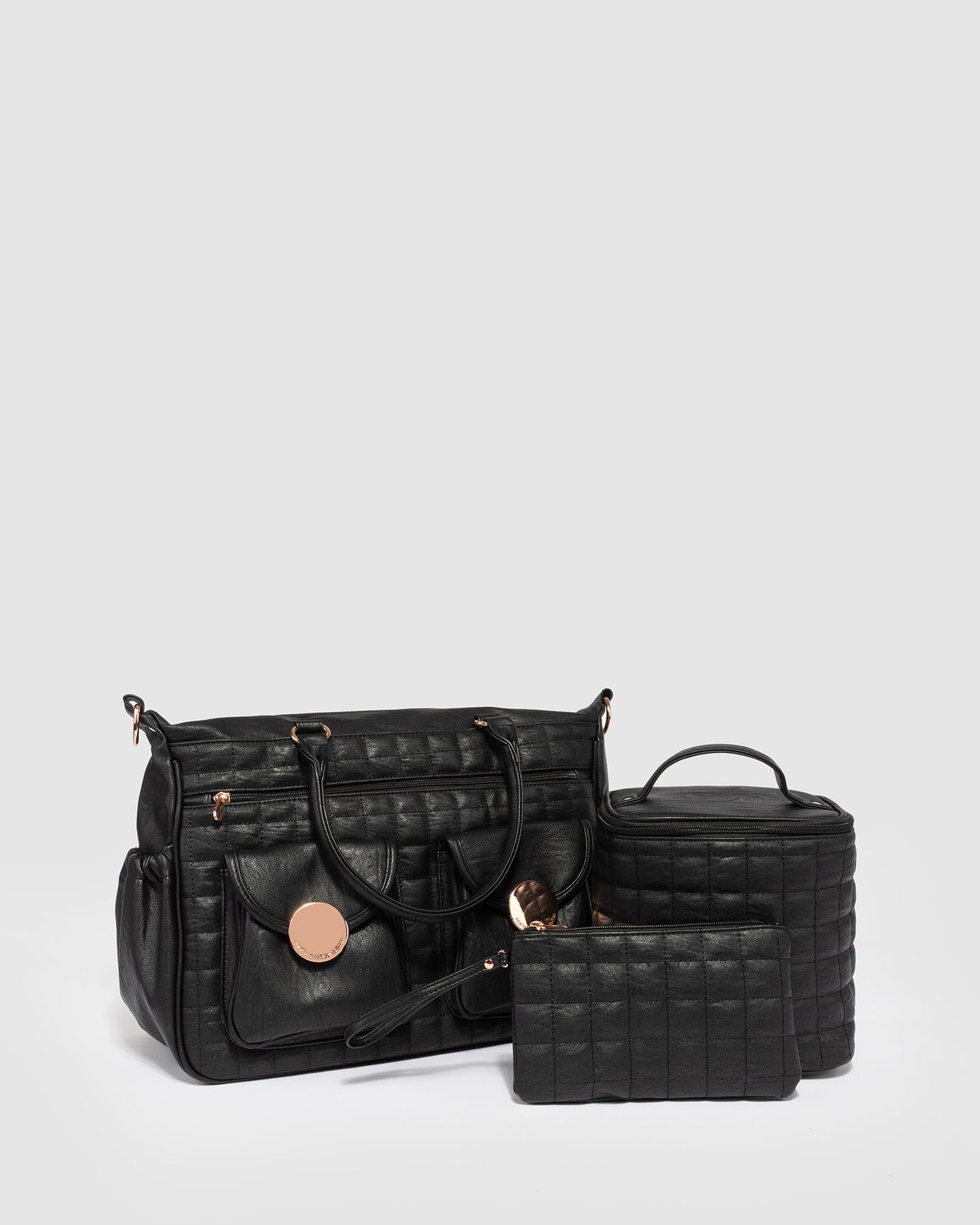 Colette by Colette Hayman Premium Baby Bag Set (Black)