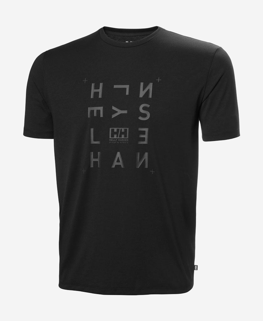 Helly Hansen SKOG RECYCLED GRAPHIC T-SHIRT (Black)