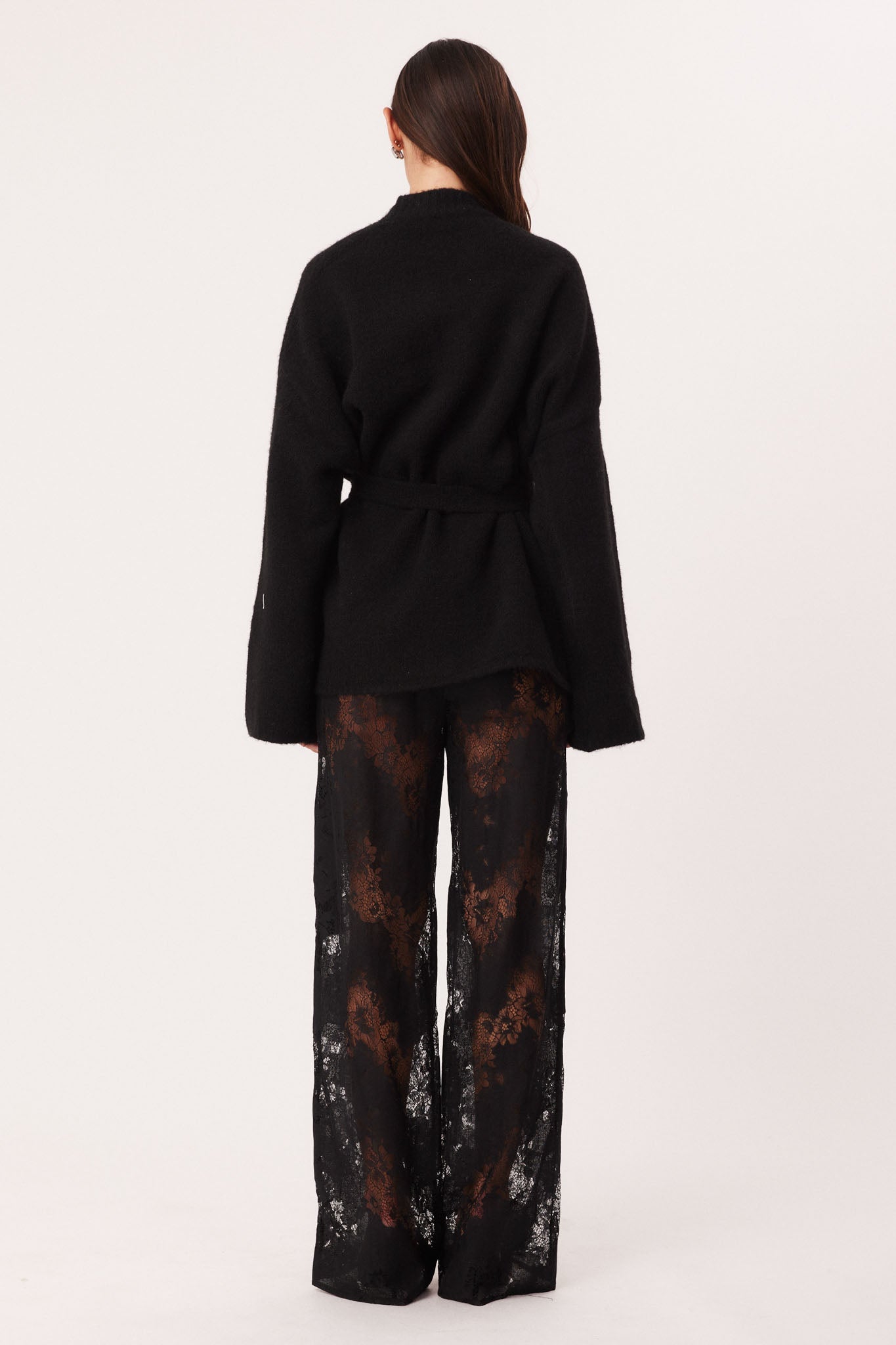 SNDYS NYSSA LACE PANTS (Black)