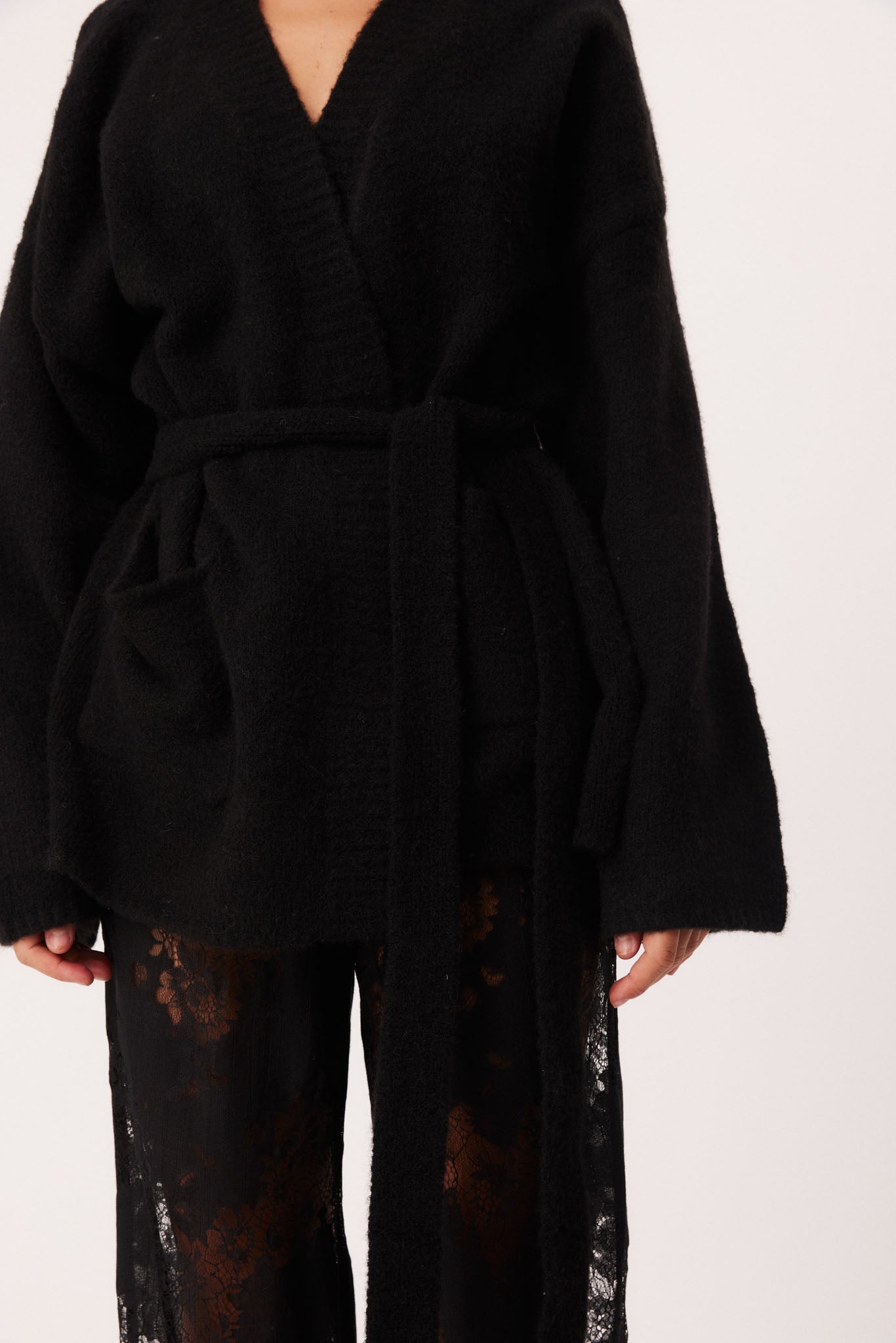 SNDYS DALIA KNIT CARDIGAN (Black)