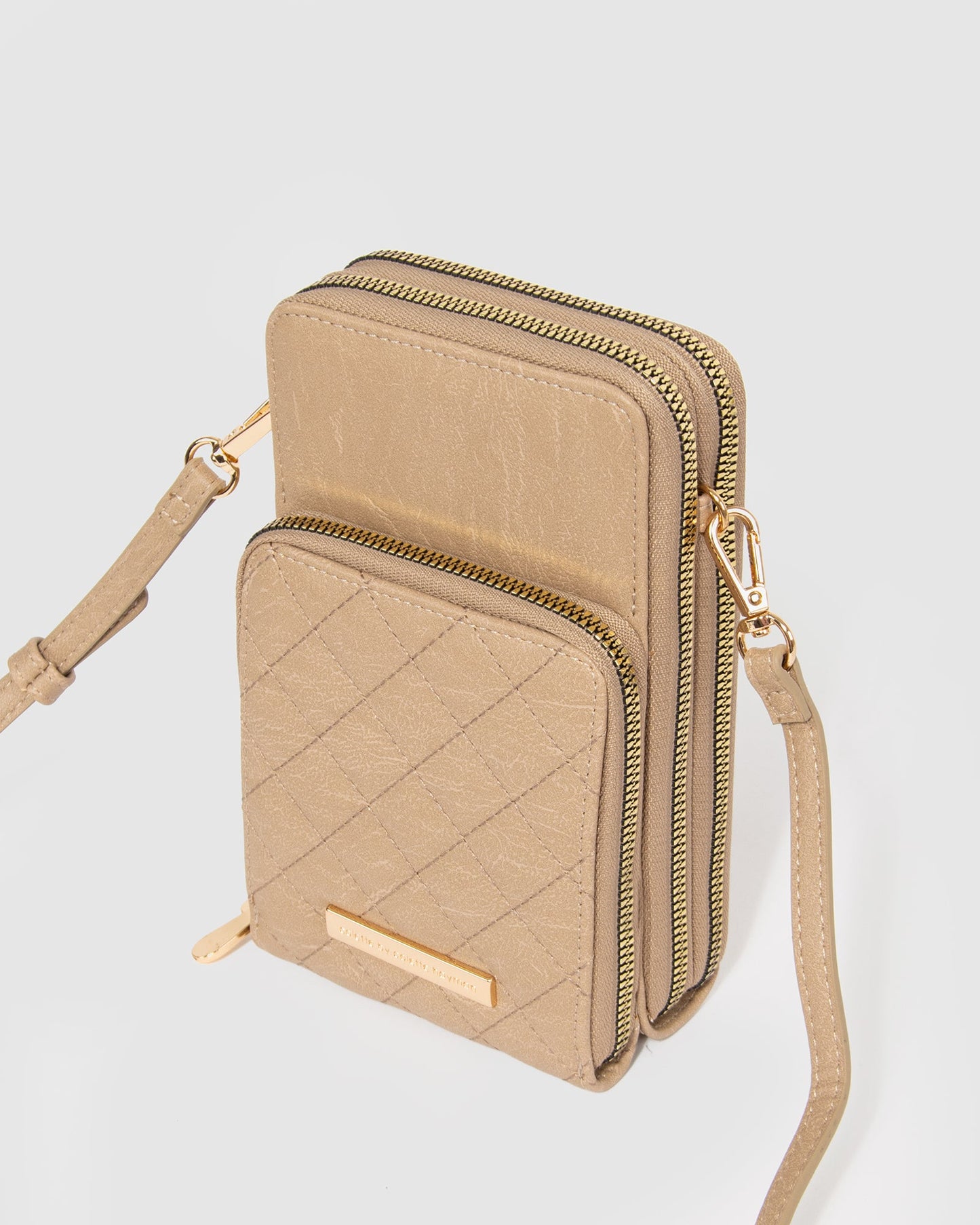 Colette by Colette Hayman Koni Phone Crossbody Bag (Taupe)