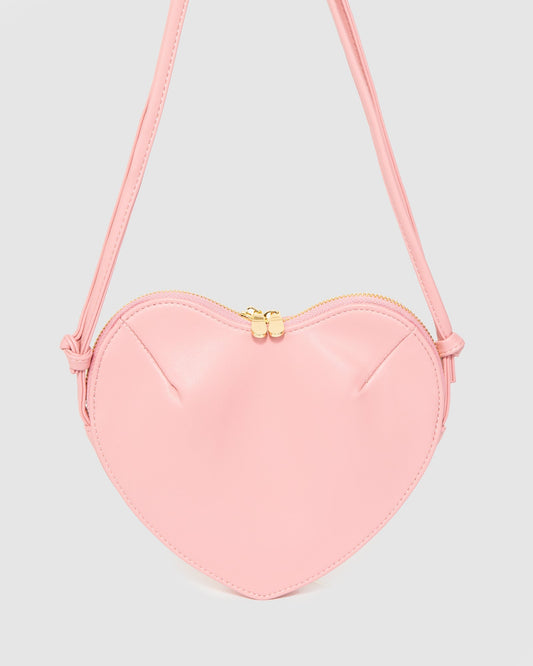 Colette by Colette Hayman Poppy Heart Crossbody Bag (Pink)