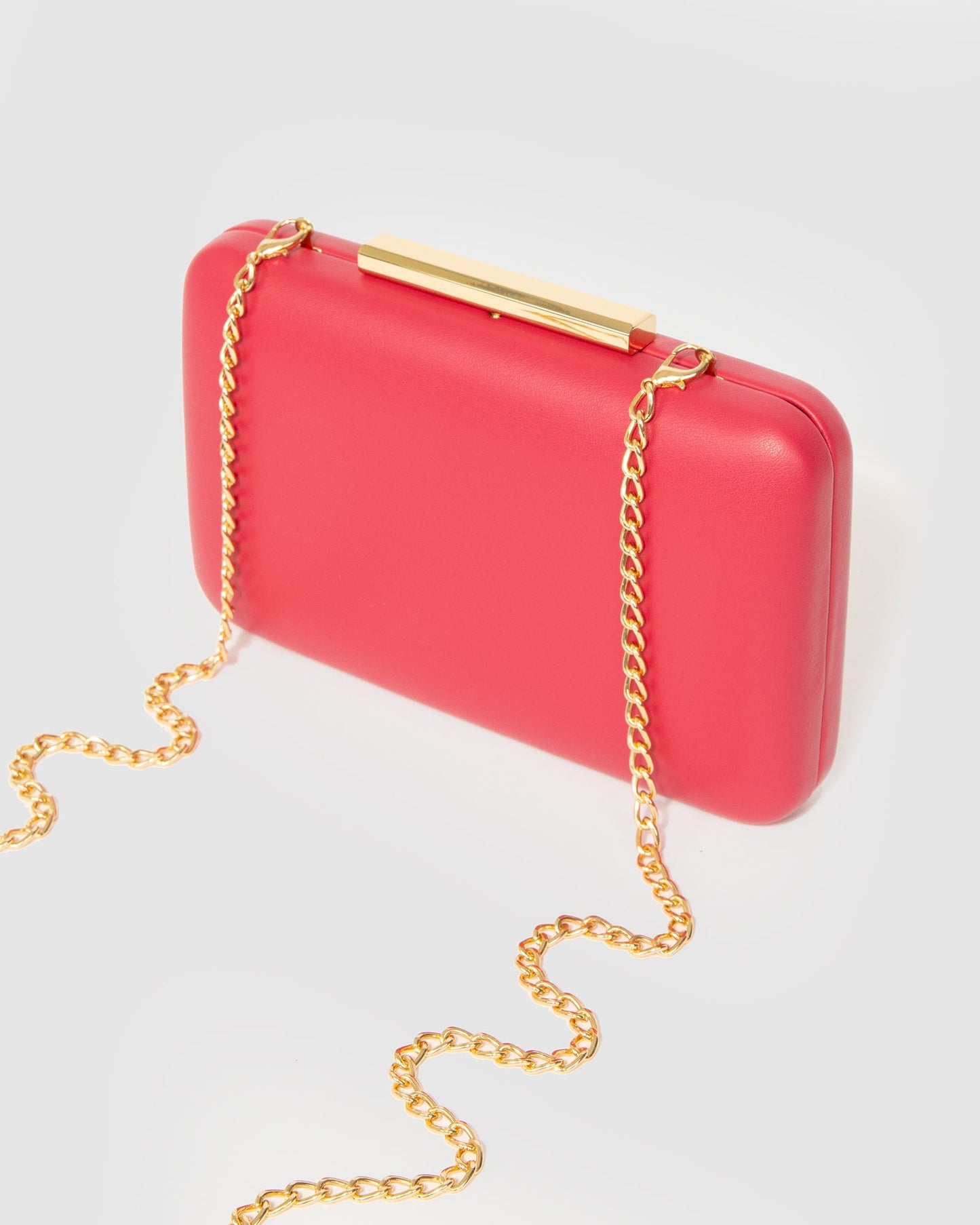 Colette by Colette Hayman Cassie Rectangle Hardcase Clutch Bag (Red)