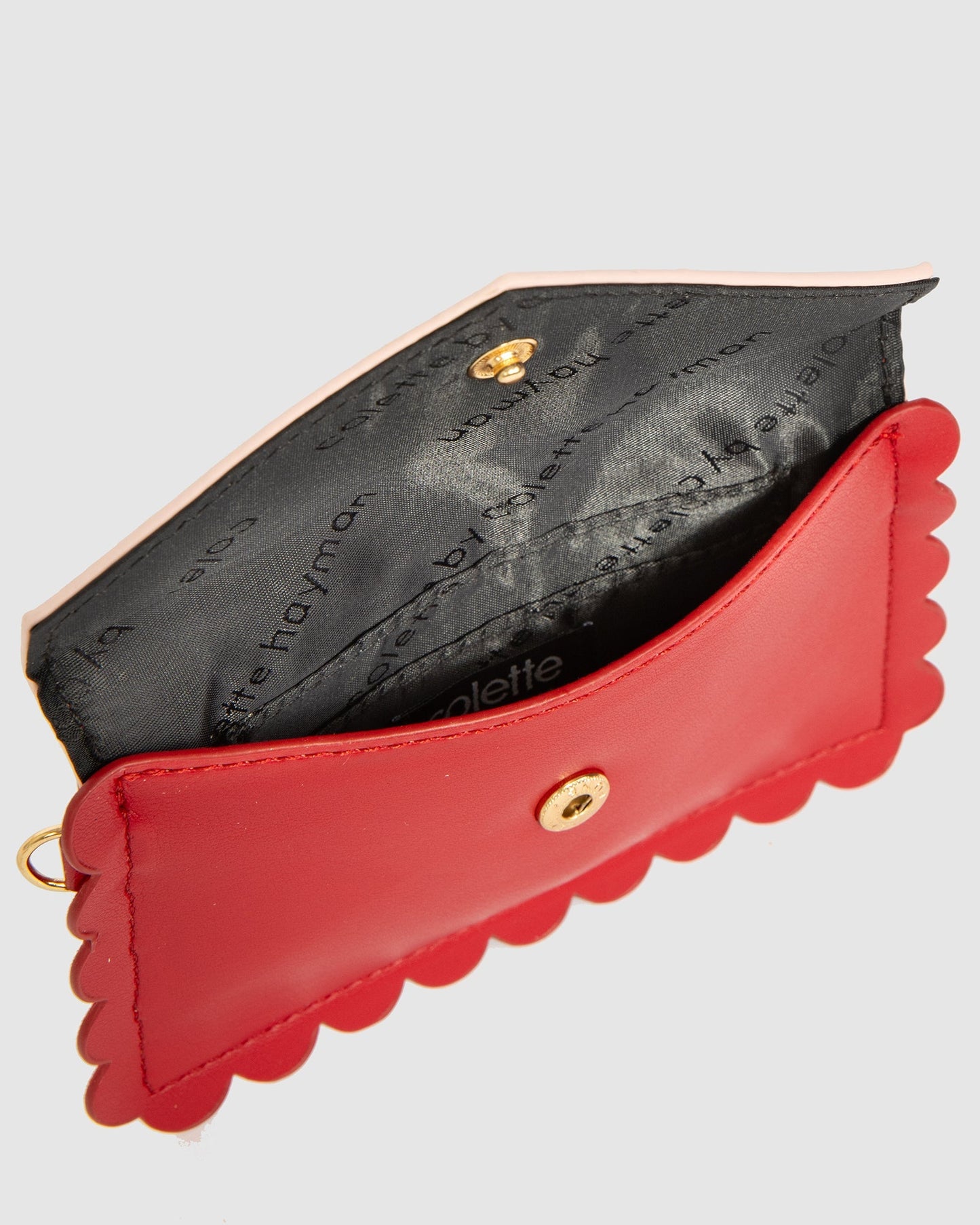 Colette by Colette Hayman Romeo Heart Chain Wallet (Red)