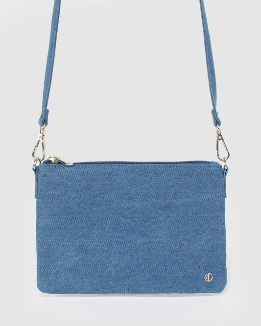 Colette Mary Kate Denim Crossbody (Blue)