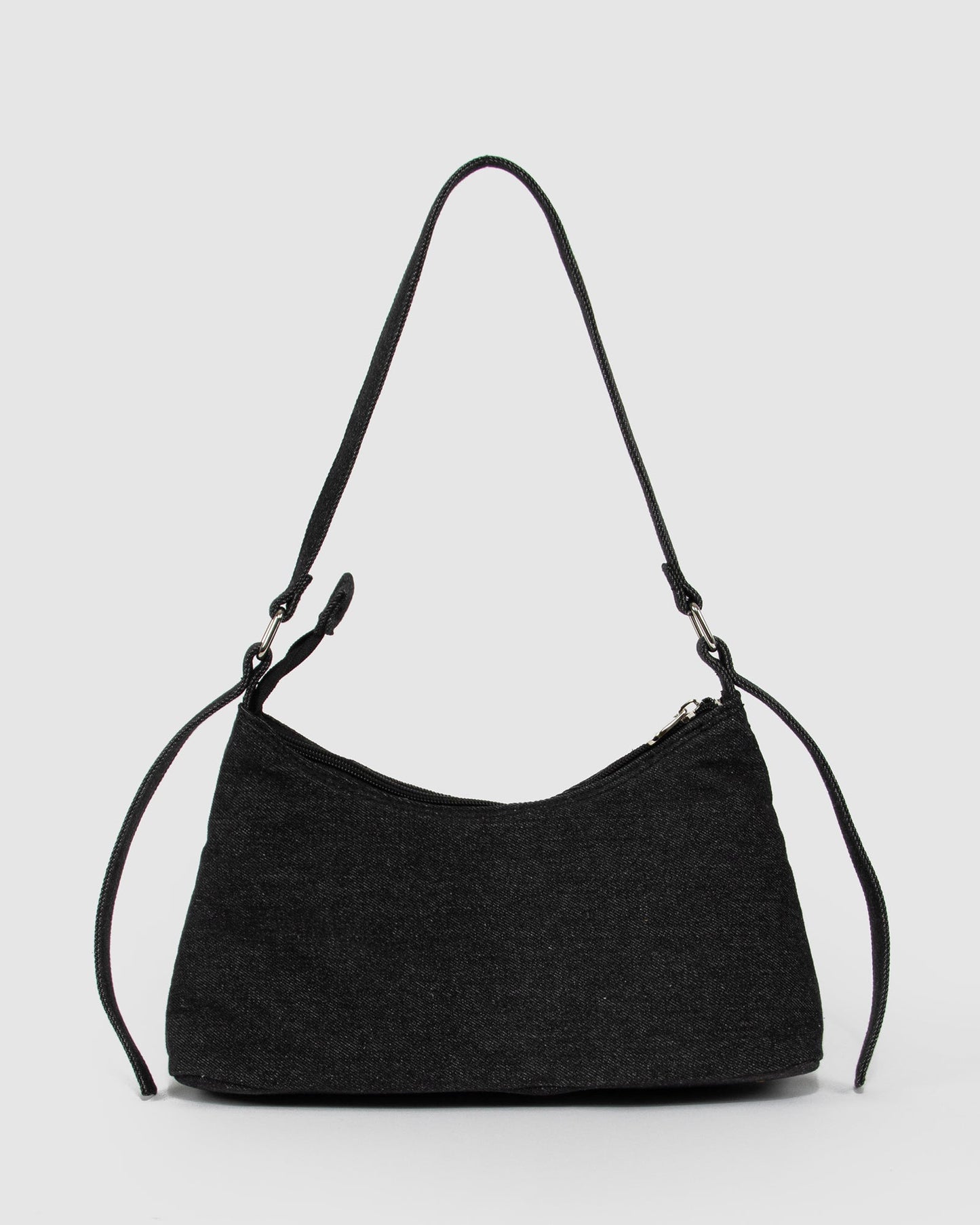 Colette Ashley Black Shoulder Bag (Denim)