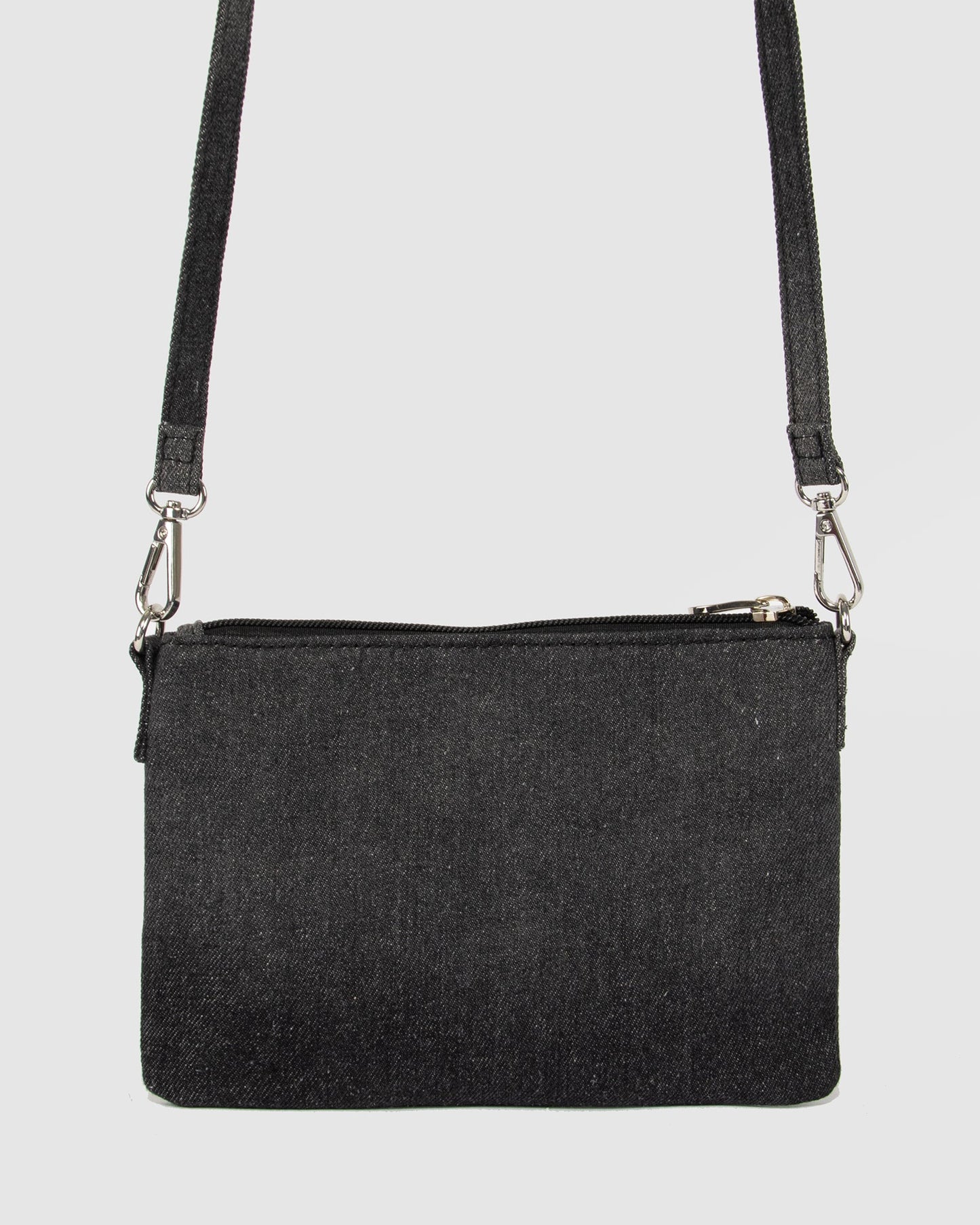 Colette by Colette Hayman Mary Kate Denim Crossbody (Grey)