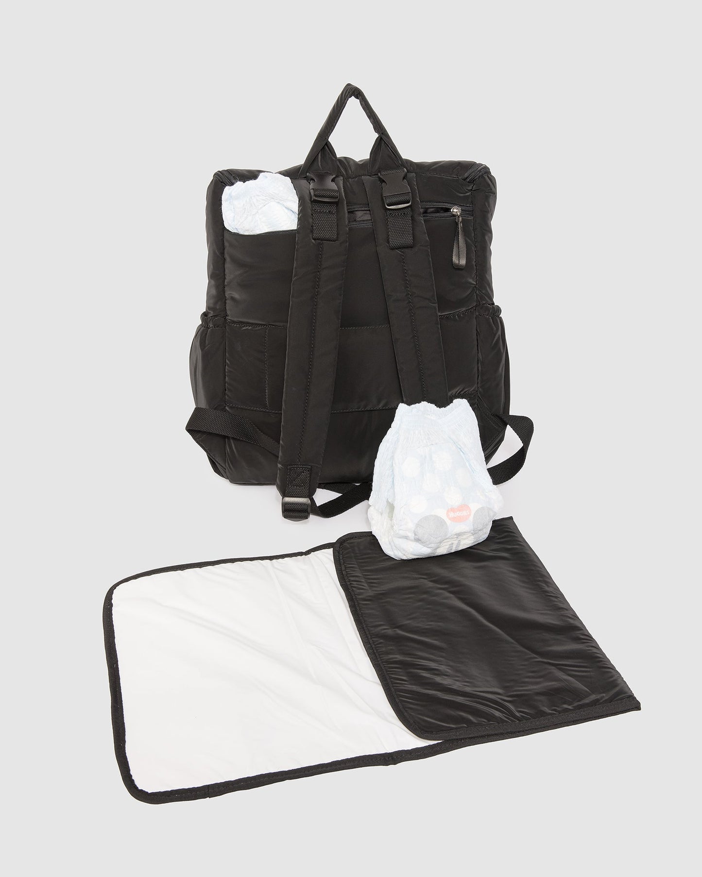 Colette by Colette Hayman Soft Touch Baby Bag Backpack (Black)