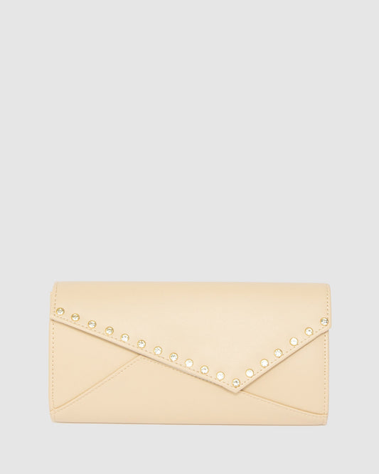 Colette Maribel Clutch Bag (Natural)