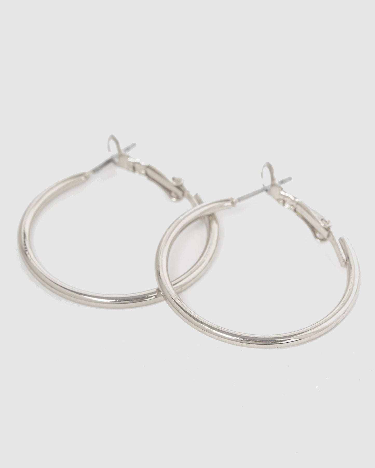 Colette by Colette Hayman Fine Hoop Earrings (Silver)