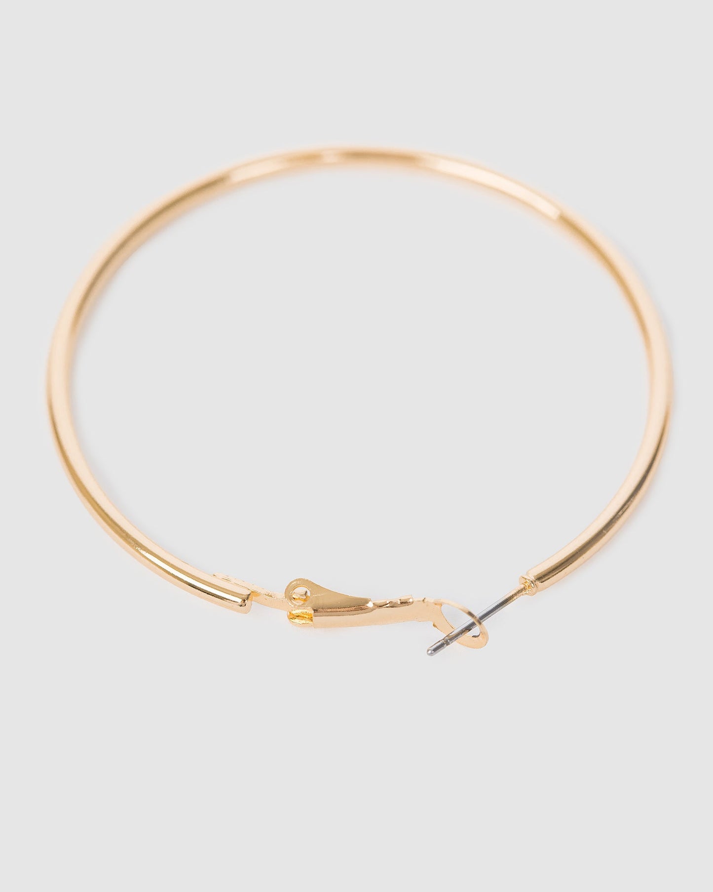 Colette by Colette Hayman Fine Hoop Earrings 40mm (Gold)
