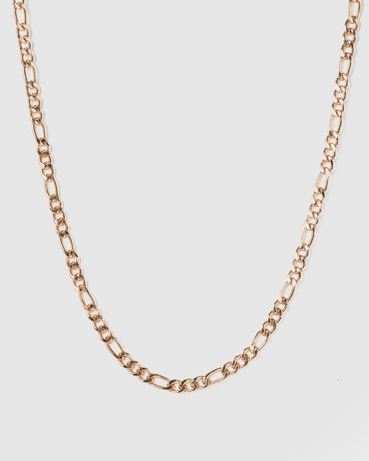 Colette Figaro Chain Necklace (Rose Gold)