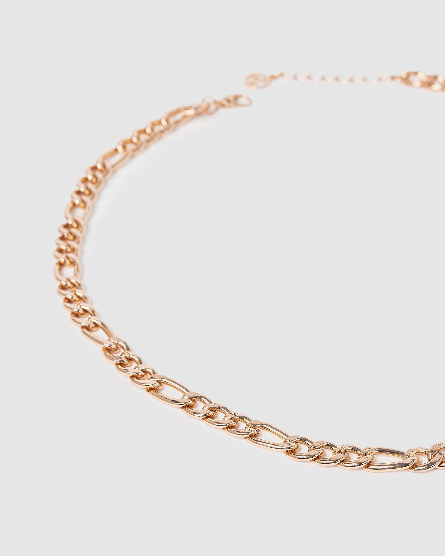 Colette by Colette Hayman Figaro Chain Necklace (Rose Gold)