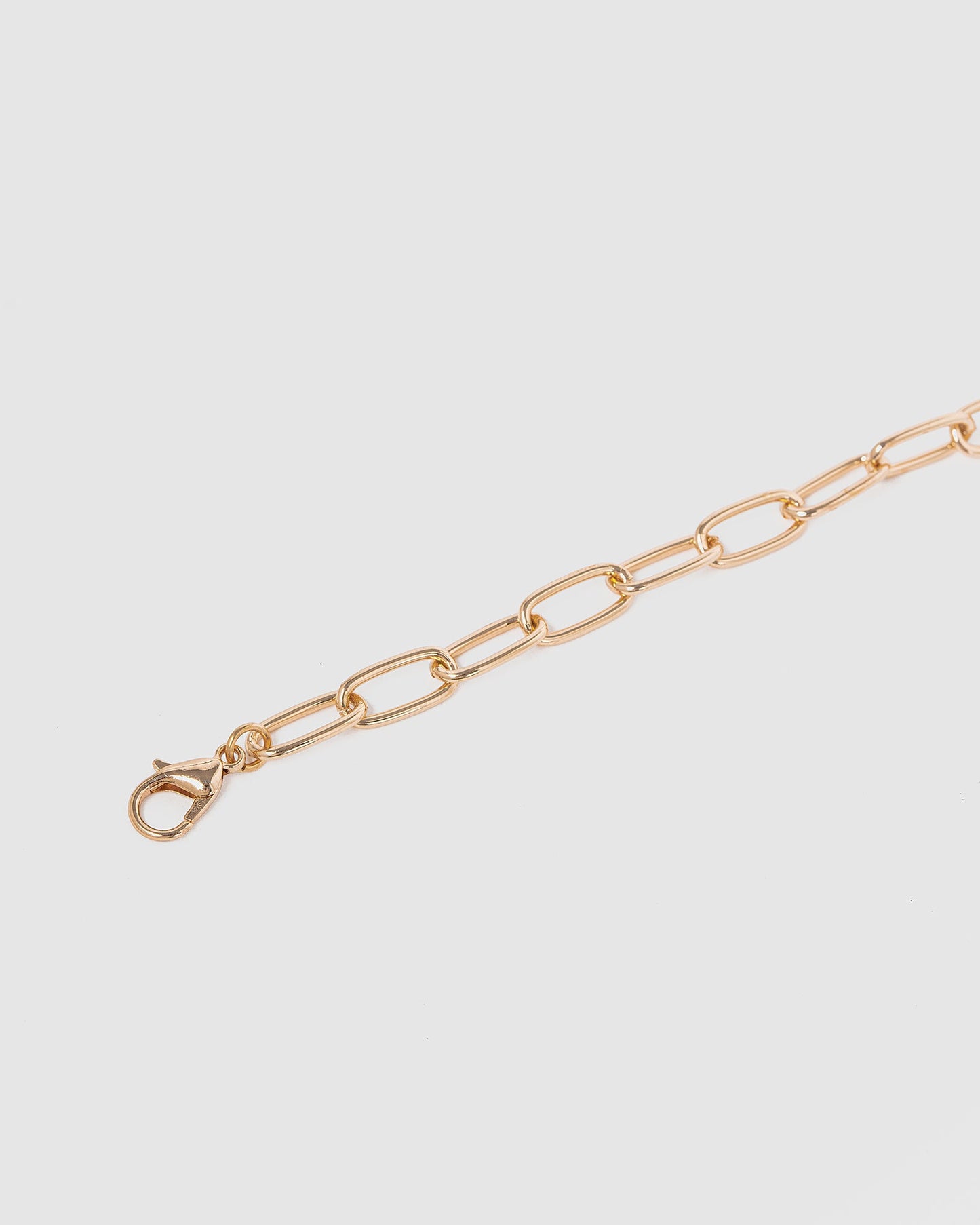 Colette by Colette Hayman Paperclip Chain Bracelet (Rose Gold)