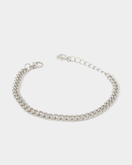 Colette Small Linked Chain Bracelet (Silver)