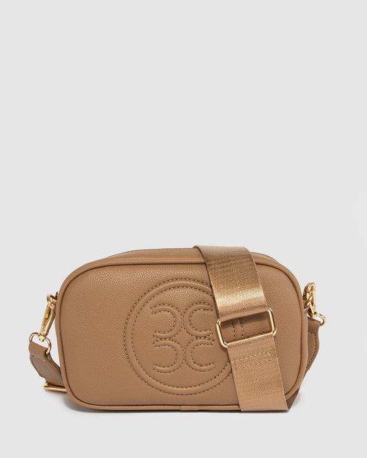 Colette Amalia Logo Crossbody (Caramel)